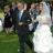 Bride and Dad arriving at the symbolic ceremony in the grounds of Villa Giona